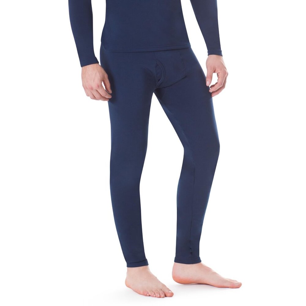 Men's Thermal Long Johns Fleece-Lined Base Layer Pants Classic Warm Winter